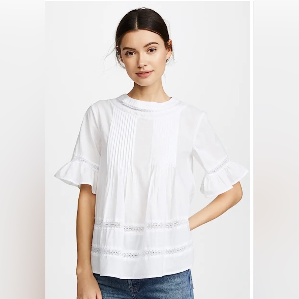 English Factory Lace Boho Blouse